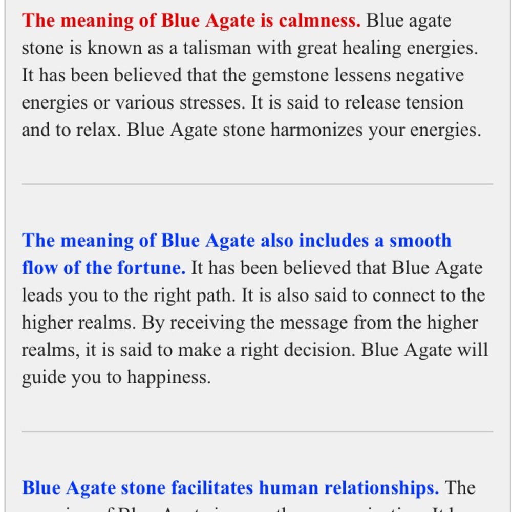 Blue Agate Gemstone Ring Set - image 7